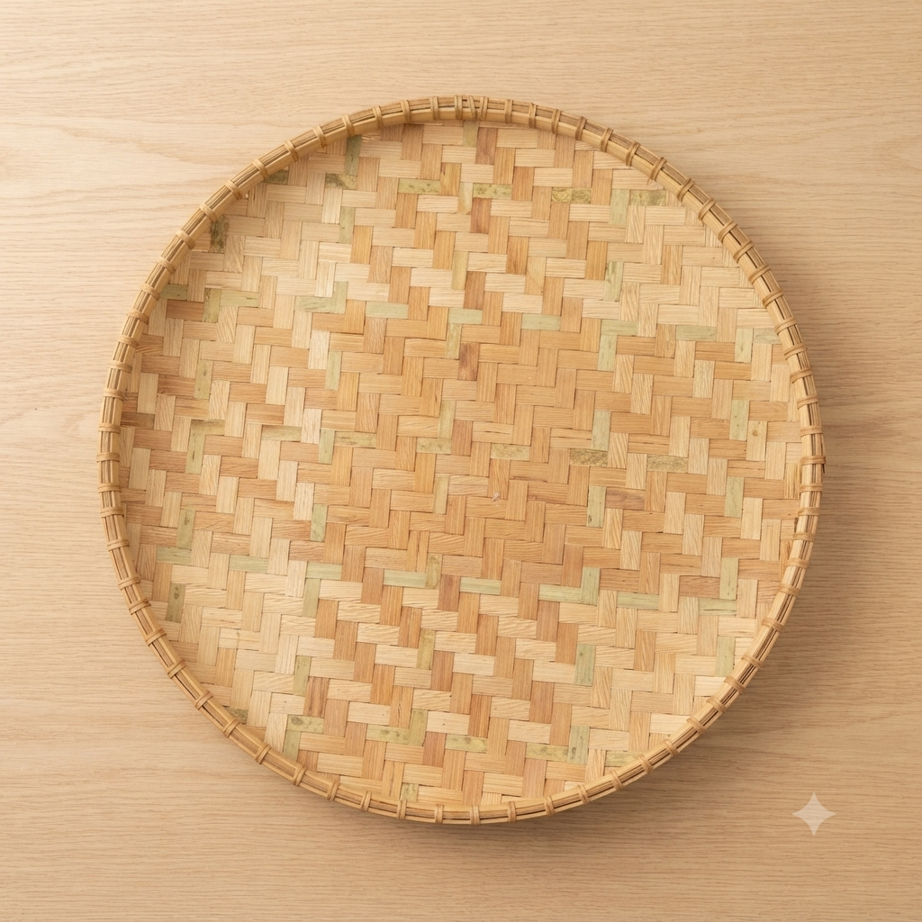 Handwoven Bamboo Winnowing Tray (Nanglo)