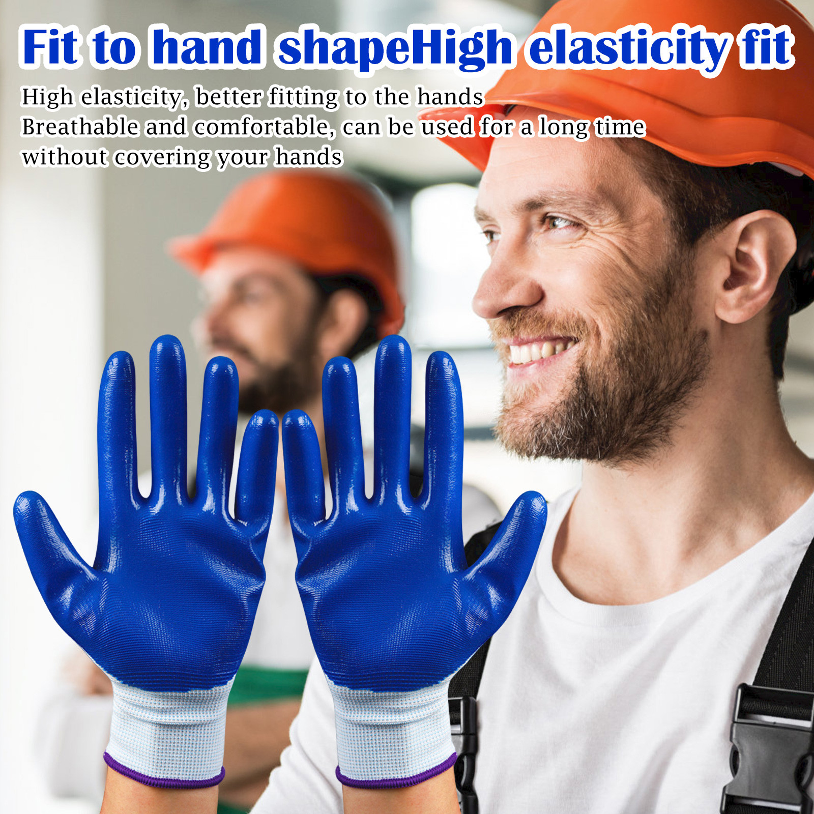 1 Pair Multipurpose Gardening Gloves Stab-proof Waterproof Cut Proof Outdoor Portable Garden Safety Non-slip Labor Gloves