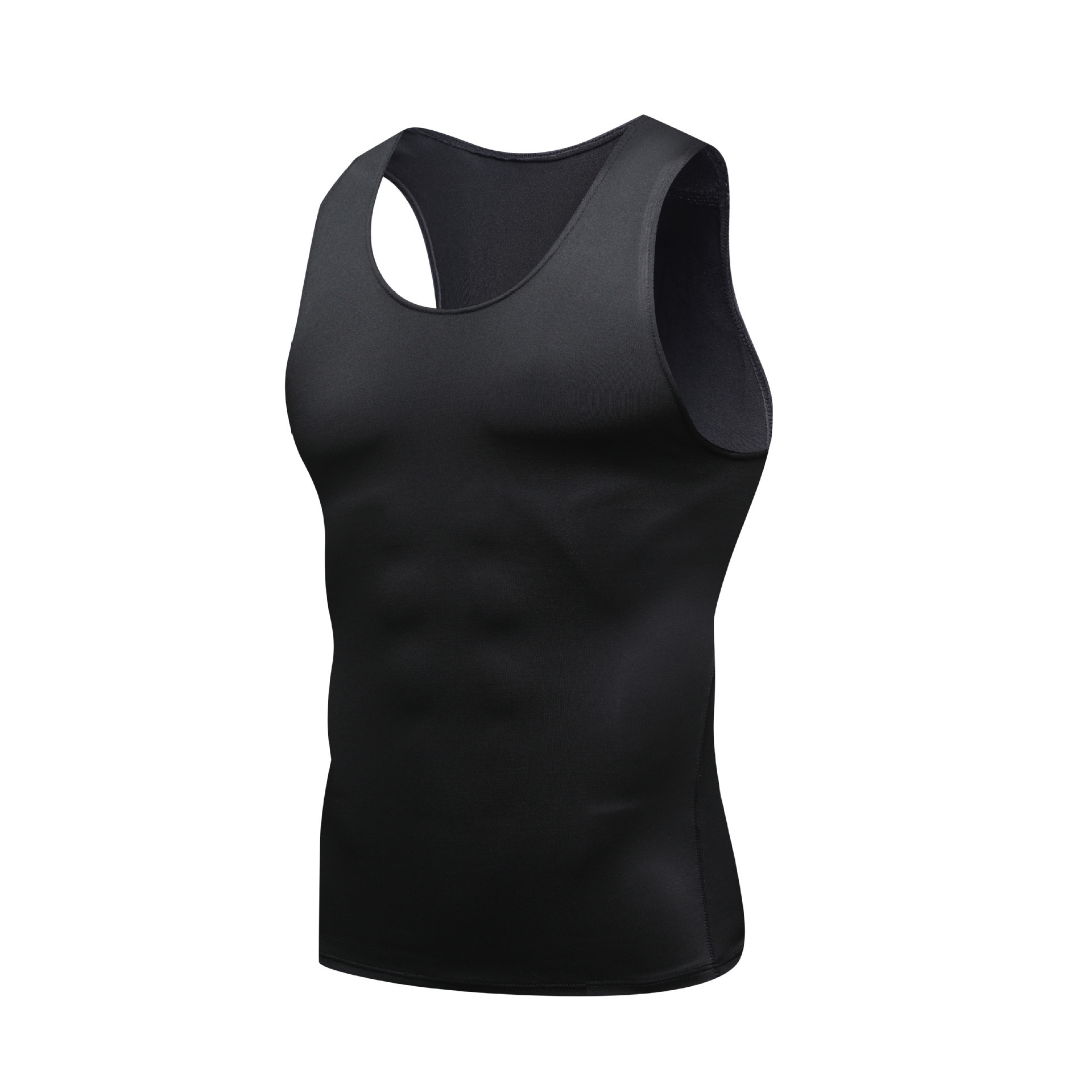2026 Compression Shirts Men Tummy Control Shapewear Compression Shirt Flat Belly Abdomen Slim Vest Waist Trainer Fitness Workout