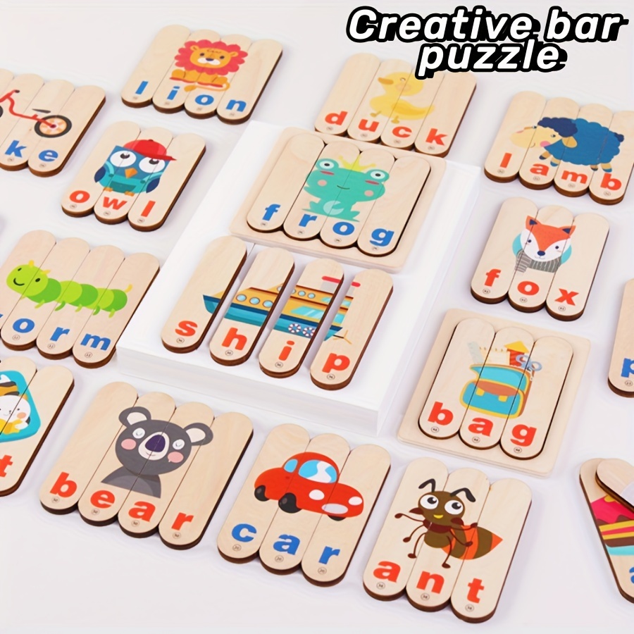 Making educational toys - Double-sided sticks with English word learning, standard version, ideal for , Christ