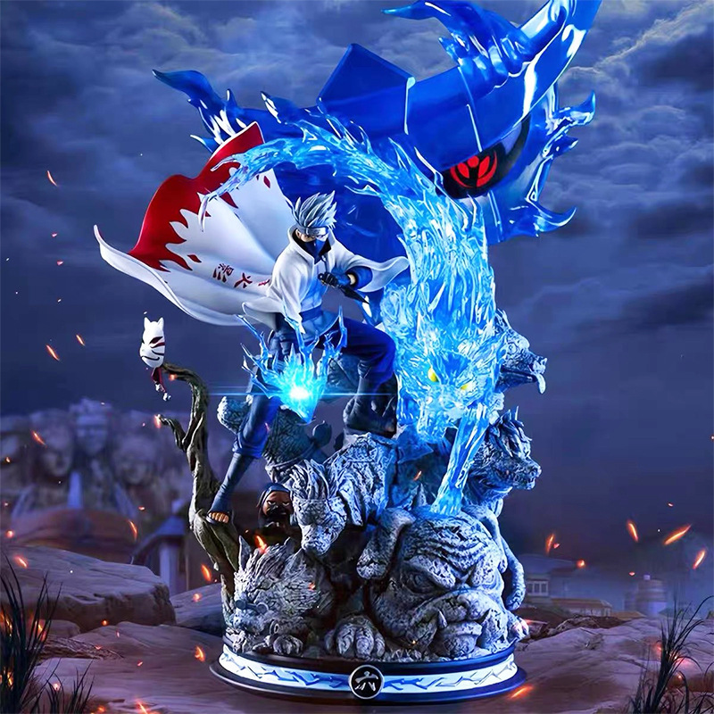 23cm Pvc Naruto Gk Anime action Figure Hatake Kakashi toy Figure Statue Ornament Collection Model Decora Figurine