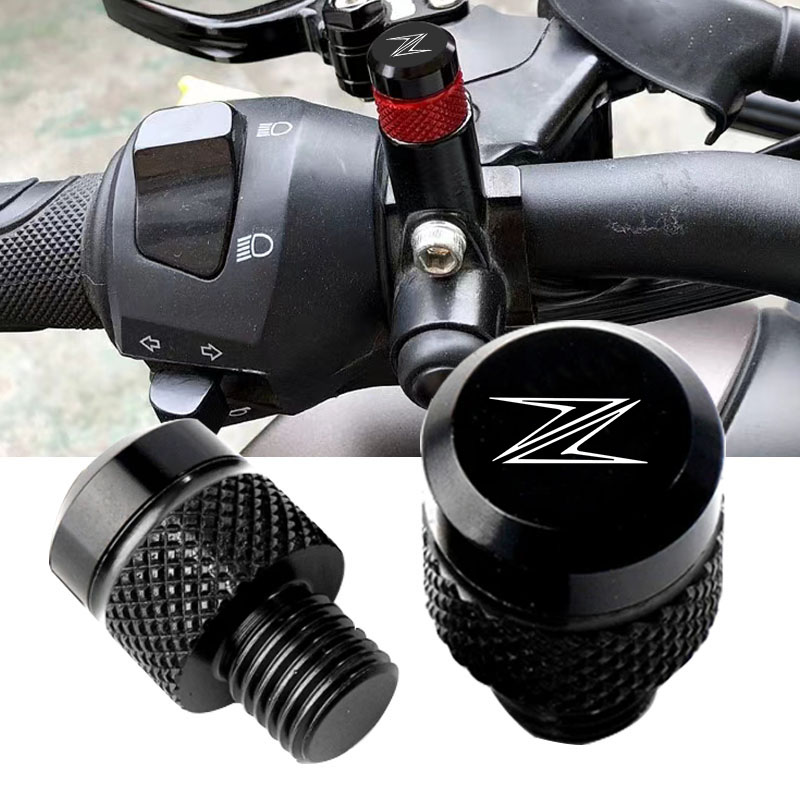 For KAWASAKI New Z400 Z900 Z1000 Z800 Z750 Z300 Z650 Motorcycle M10*1.25 rear Mirror Hole Plugs Bolts screws Accessories