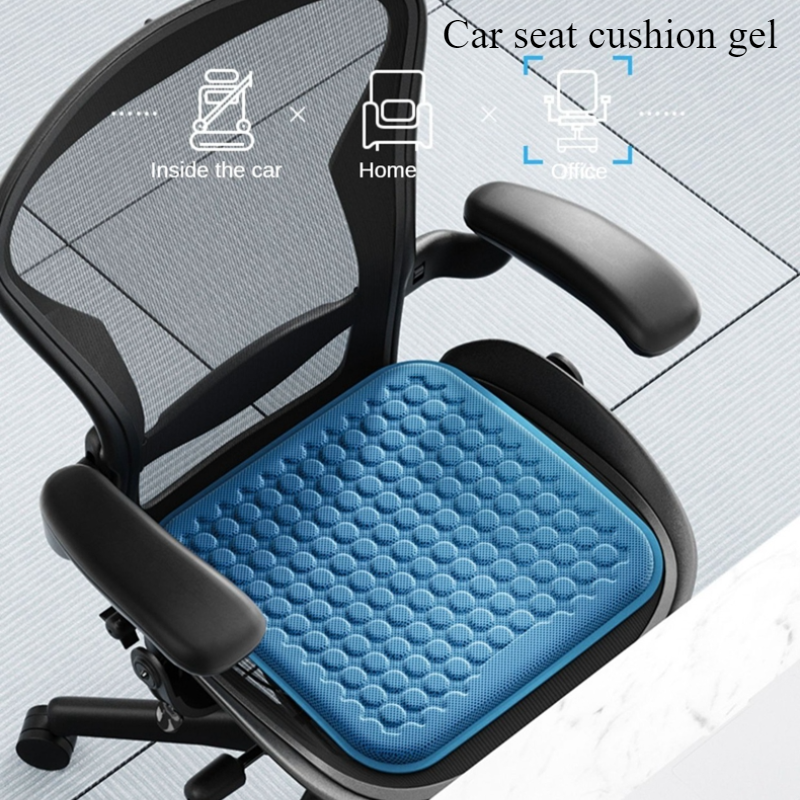 Car Cushion Summer Seat Breathable Four Seasons Ventilated Seat Cushion 3D Gel Seat Honeycomb Cooling Cushion Car Accessories
