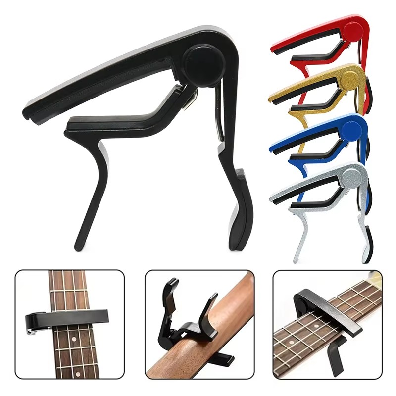 1/2pcs Universal Aluminium Alloy Guitar Capo - Lightweight & Durable Quick-Change Capo For Acoustic Electric And Classic Guitars