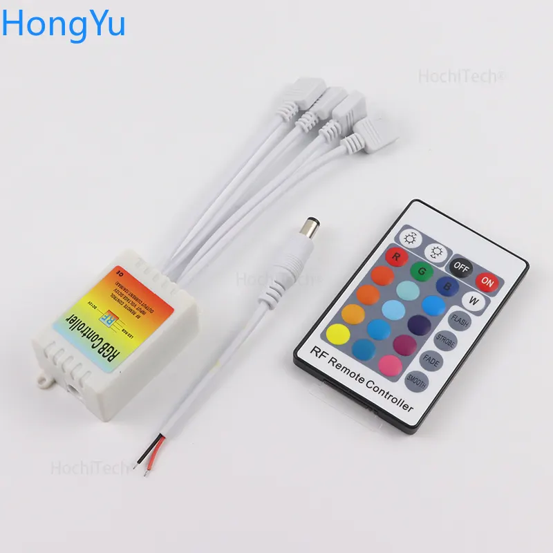 Motorcycle RGB LED Light Room RGB Strip Light RF Remote Controller For Car RGB Angel Eyes