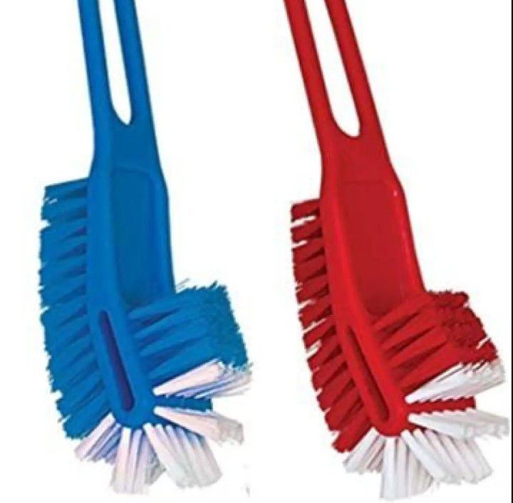 Plastic Made Long Handle Toilet Brush Color May Vary 1 piece