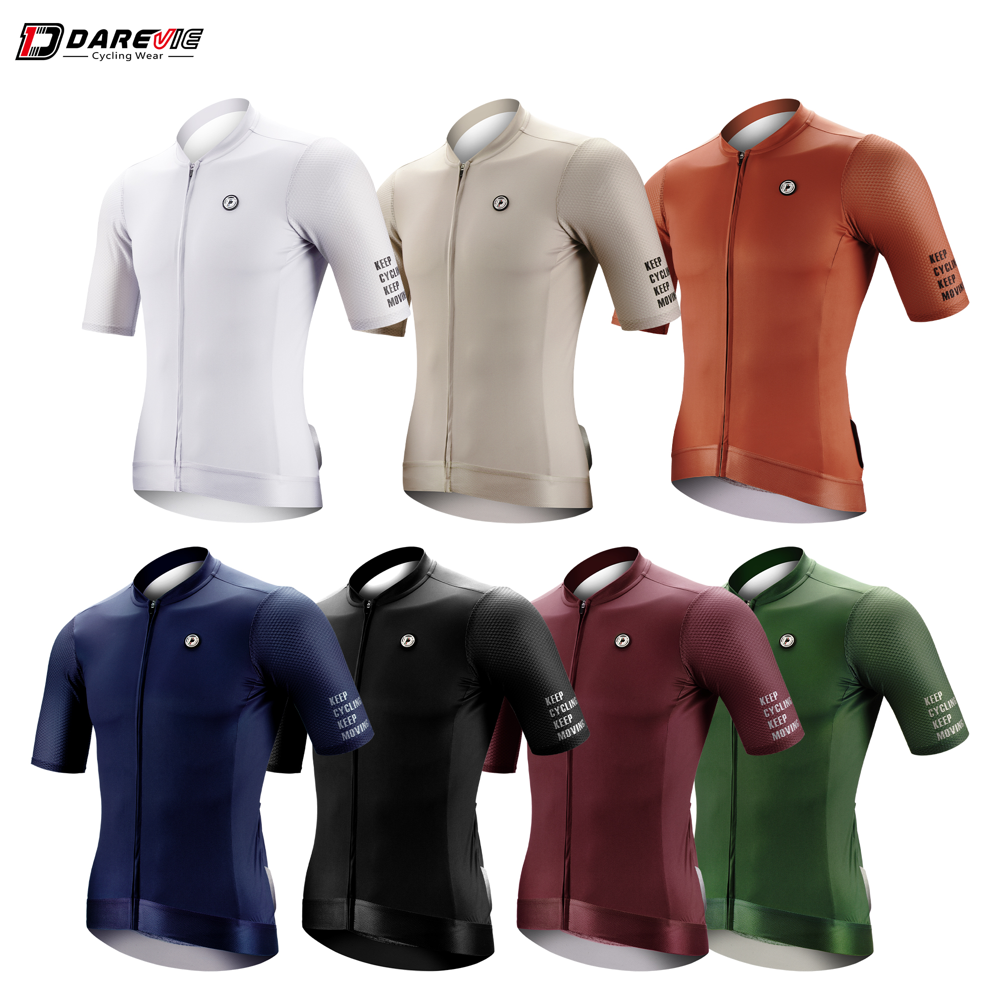 DAREVIE Cycling Jersey Small Size SPF 50+ Men Women Cycling Jersey Fashion Bike Jersey Pro Team High Quality Cycling Shirt