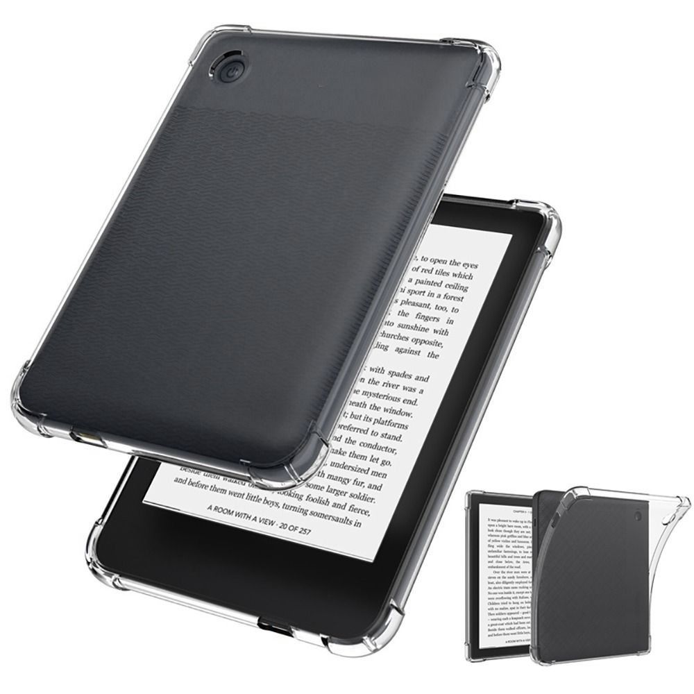 Shockproof e-Reader Case Air Bag Funda N428 Protective Cover Transparent Soft for Rakuten Kobo Libra/Clara Colour BW 2024