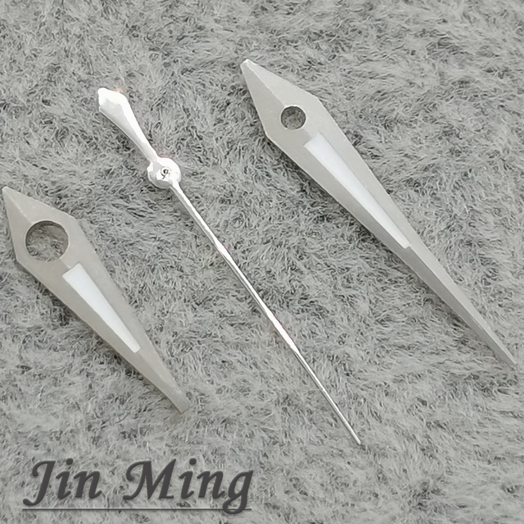 High Quality Watch Hands 12*12*8 Green Luminous Silver For NH35/ NH36/7S26/7S36/4R35/4R36 Movement Watches Accessories