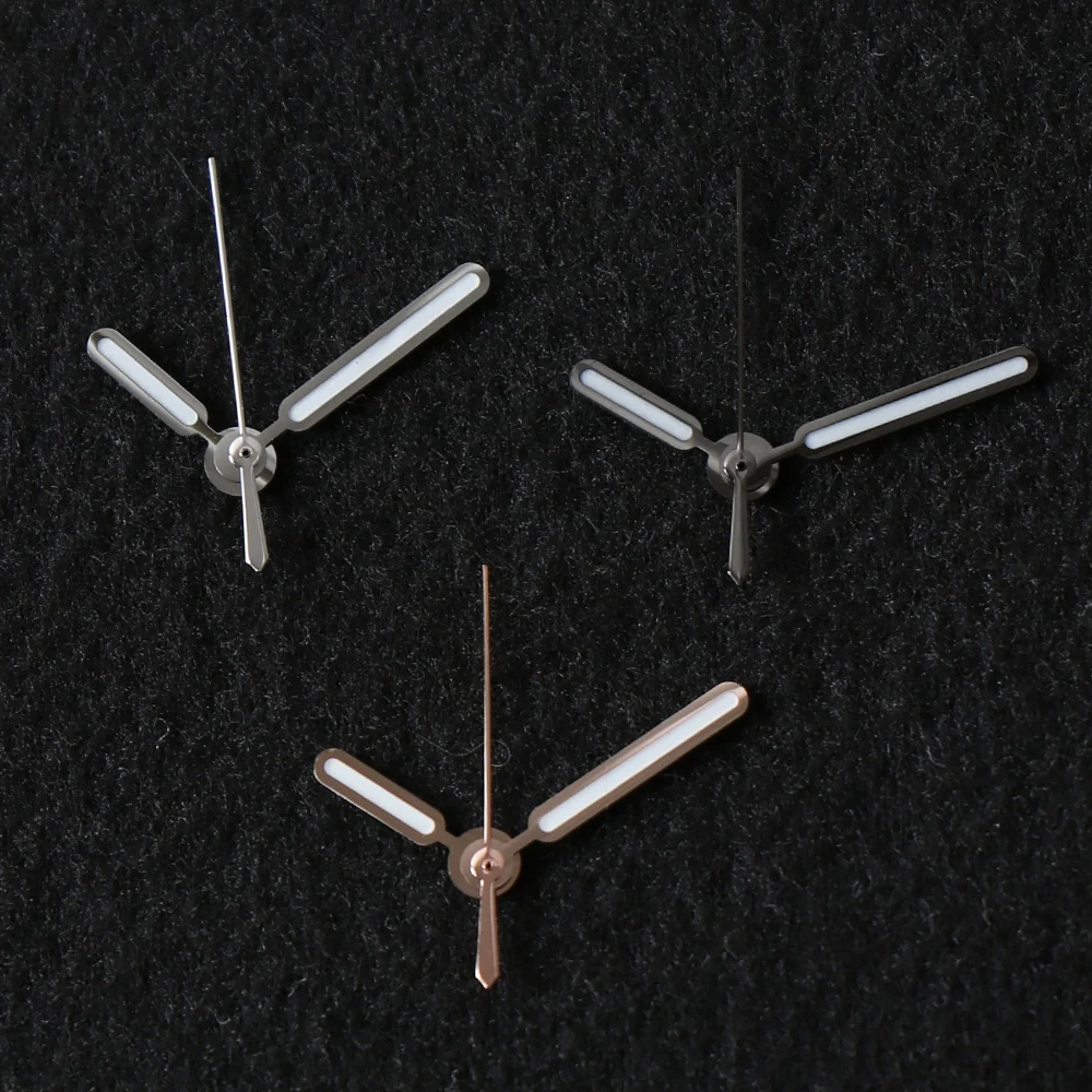 9.5*14*14.5mm NH35 Watch Hand Set for Nautilus NH35 Movement Watch Needle Hands Green Lume Silver Gold Accessories