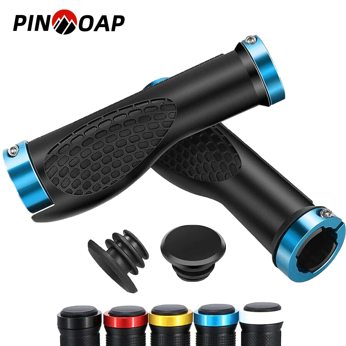 Bicycle Handlebars With Anti Slip Grip And Aluminum Alloy Locks On Both Sides Are Suitable For Mountain Road Cycling Equipment