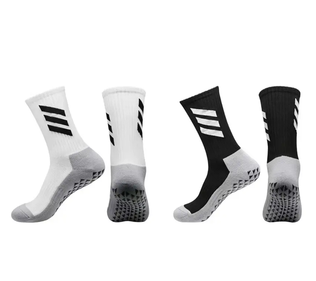 Pack Of 1 Pairs Anti-Slip Sports Rubber Grip Football Futsal Socks For Unisex model 2