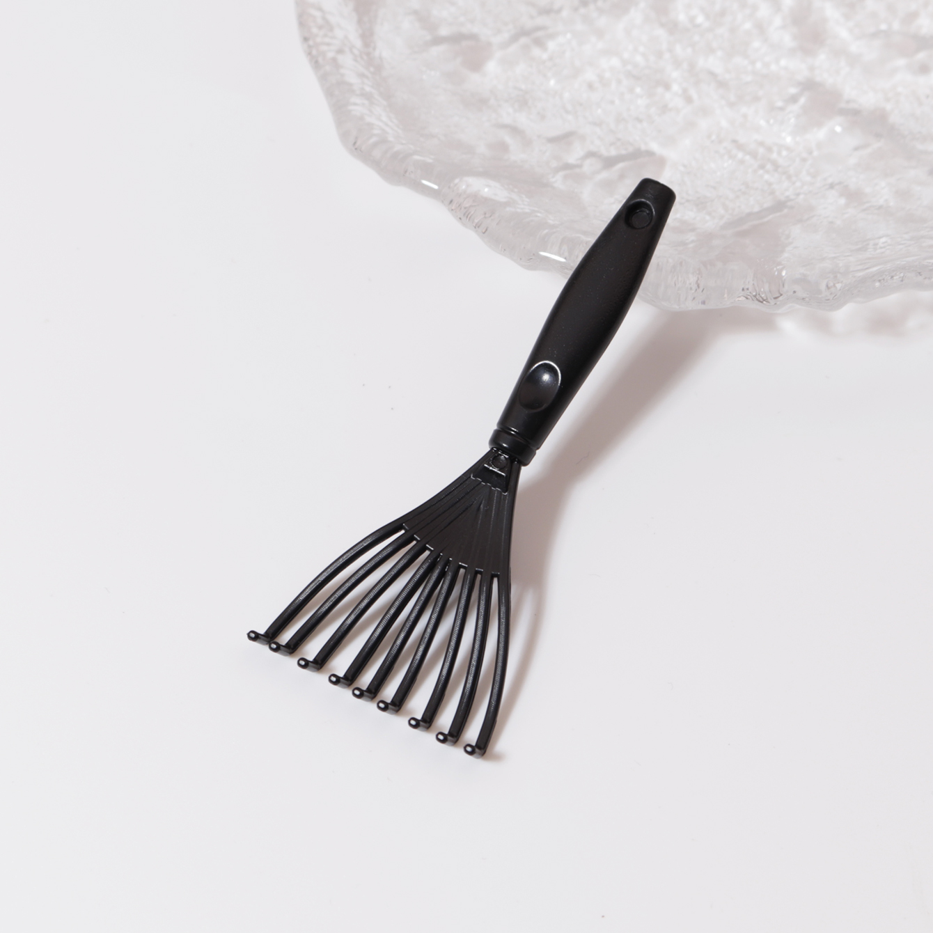 1Pcs ,Small Rake,Mini Rake for Hairbrush&Comb Cleaning,No More Tangle, Rake Tools for Home Salon，Special for real hair