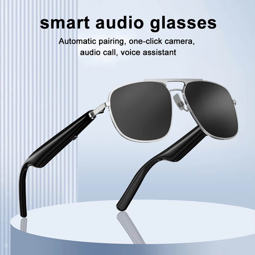 G01 Smart Glasses Black Outdoor Technology Polarized Sunglasses Audio Sun Glasses Driving Multifunctional Bluetooth Glasses
