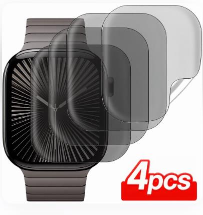 4Pcs Privacy Hydrogel Film For iWatch Series 1 2 3 4 5 6 SE Soft Screen Protector Series 10 7 8 9