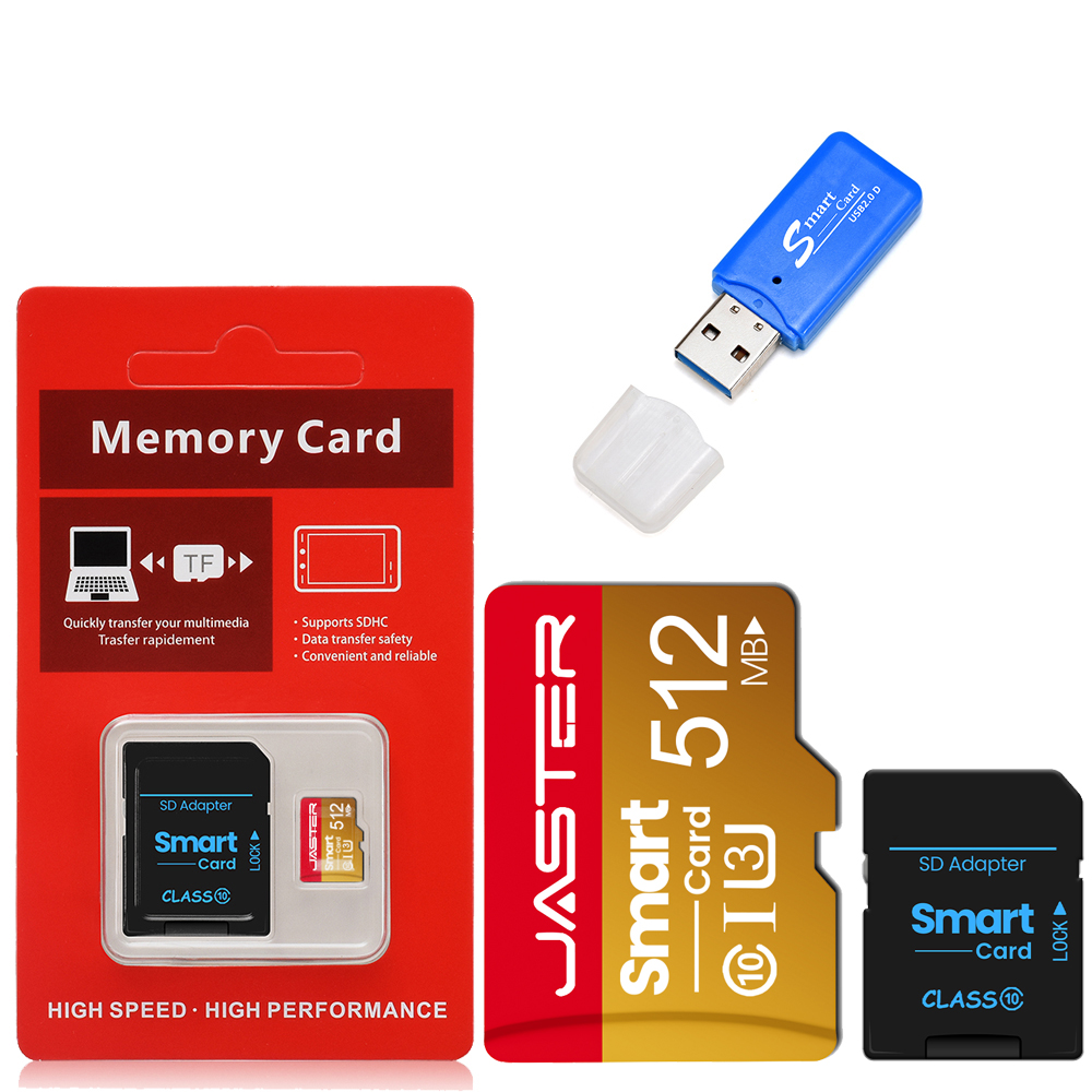 JASTER Small Capacity SD Memory Card 512MB 256MB 128MB 64MB Gold TF Card