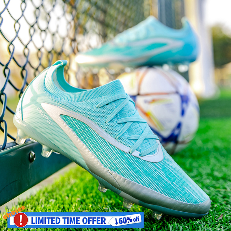New 2026 Men Soccer Shoes Kids Cleats Grass Professional Football Boots Ultralight Non-Slip Boys Training Soccer Boot