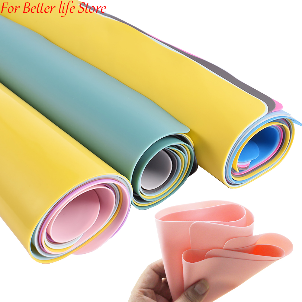 40x30cm Silicone Baking Liner Oven Mat Heat Insulation Maker Pastry Kneading Rolling Dough Pad Kitchen Accessories