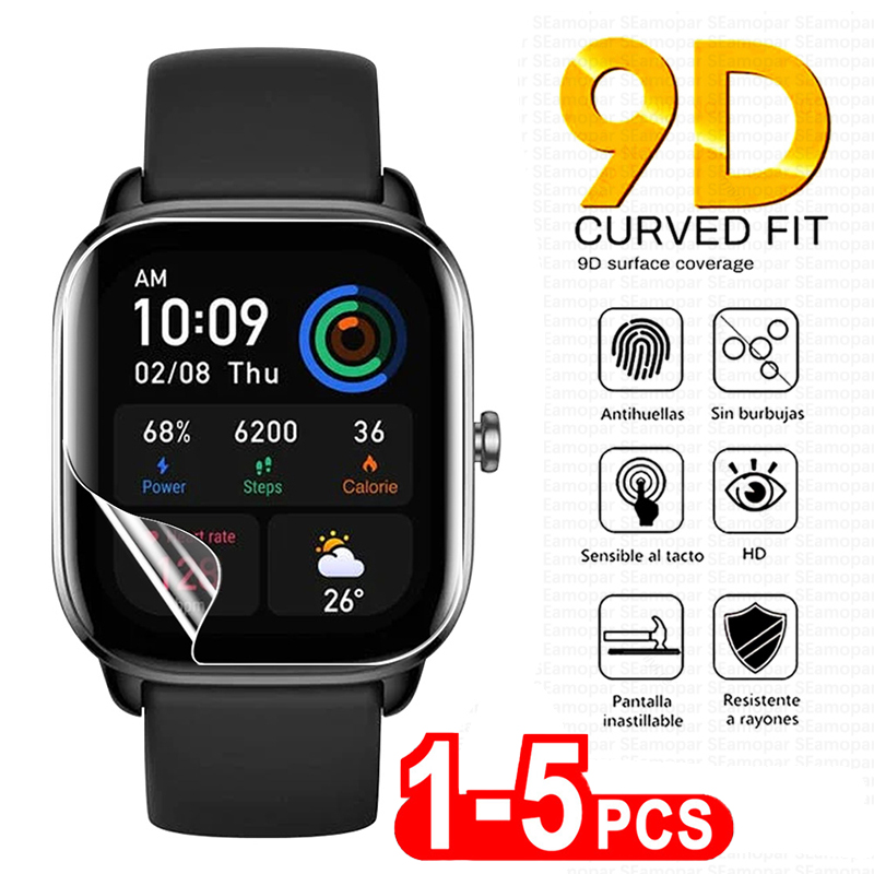 9D Curved Hydrogel Film for GTS 4 3 2 Mini 2E Screen Protector for Pace Verge Ares T-Rex Pro Protective Film