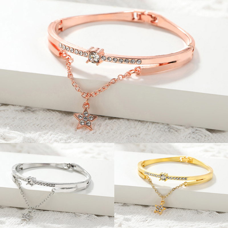 Forever Love Charm Bracelet For Women 2025 New Luxury Jewelry Stainless Steel Bracelets & Bangles Female Heart