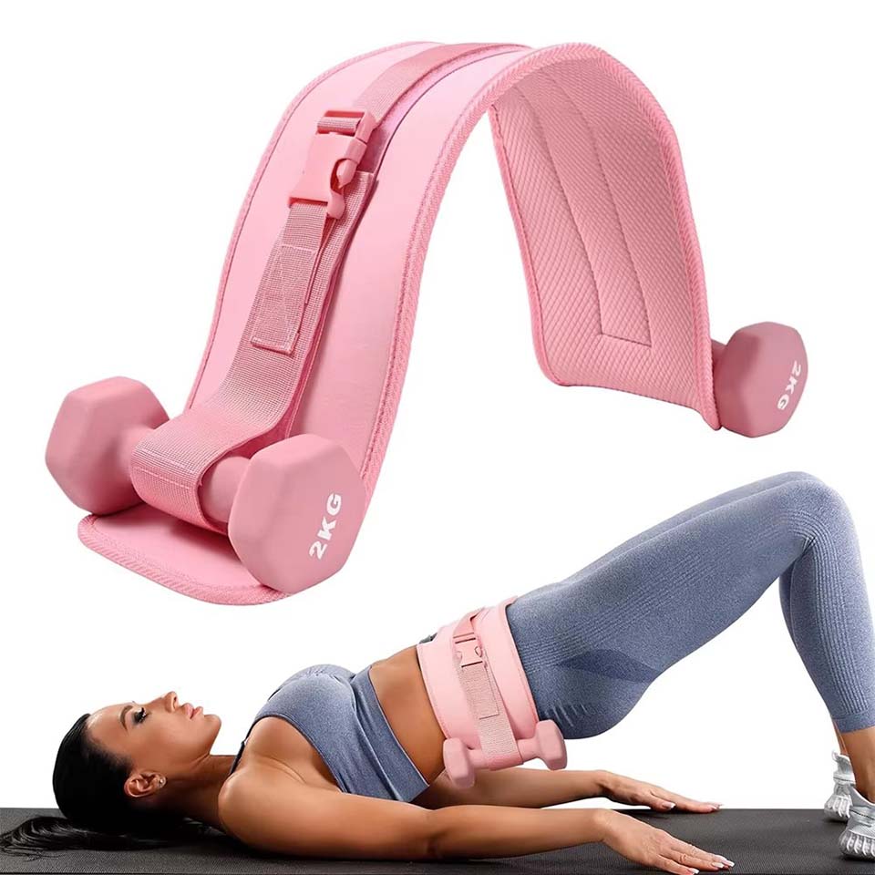 Gym Equipment Fitness Hip Bridge Muscle Exercise Bodybuilding Trainer Sports Dumbbells Waist Weight Belt Thrust Weight Belt