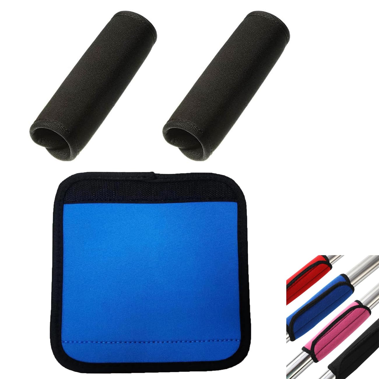Pull Up Bar Grips Dumbbell Grip Barbell Handle Grips Gymnastic Rings Grip Wrap Soft Buffer Cover for Pilates Gymnastics Fitness