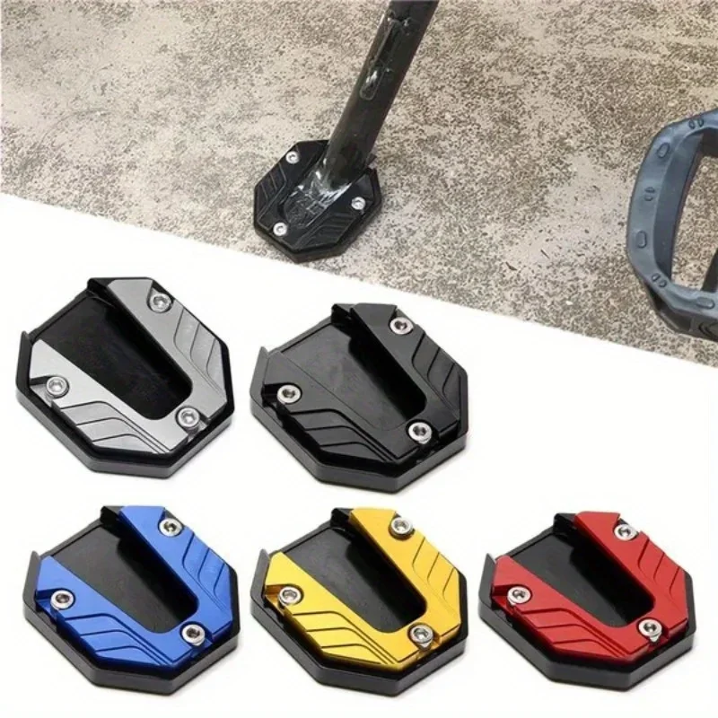 Aluminum Alloy Universal Bike Kickstand Foot Grip Enhanced Stability Adjustable Side Stand Scooter Motorcycle Motor Scooters