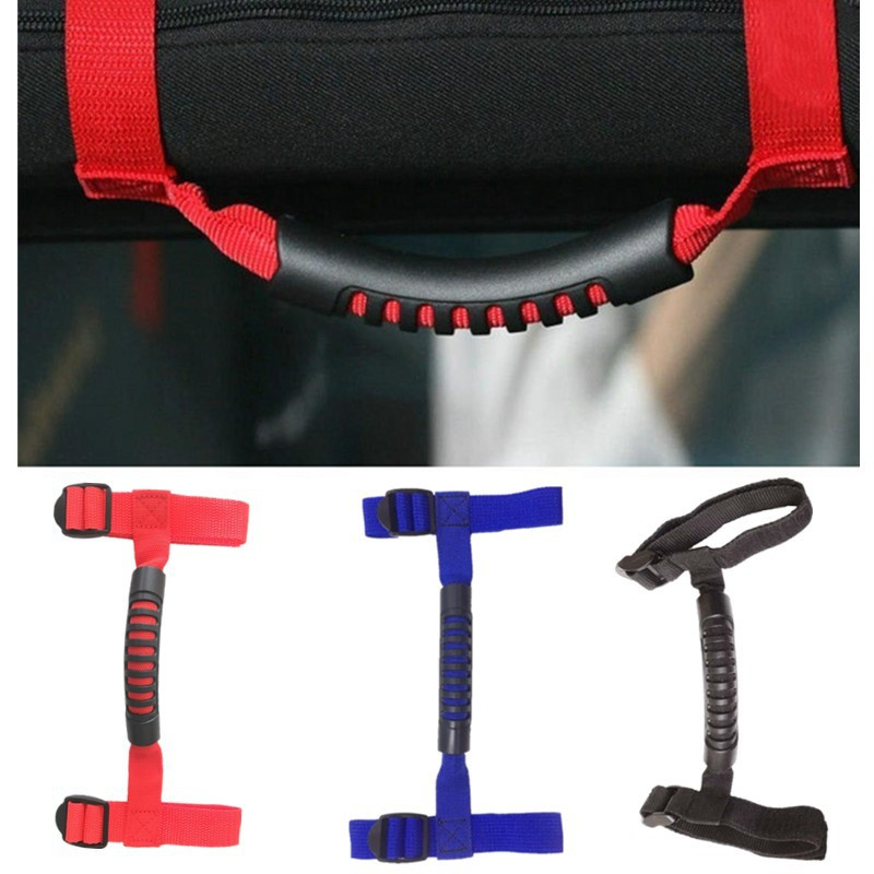 1Pc 4x4WD Armrest Top Grab Handles Grip Bar Pulling Tab Roll Bar Mount For CJ TJ JK JL