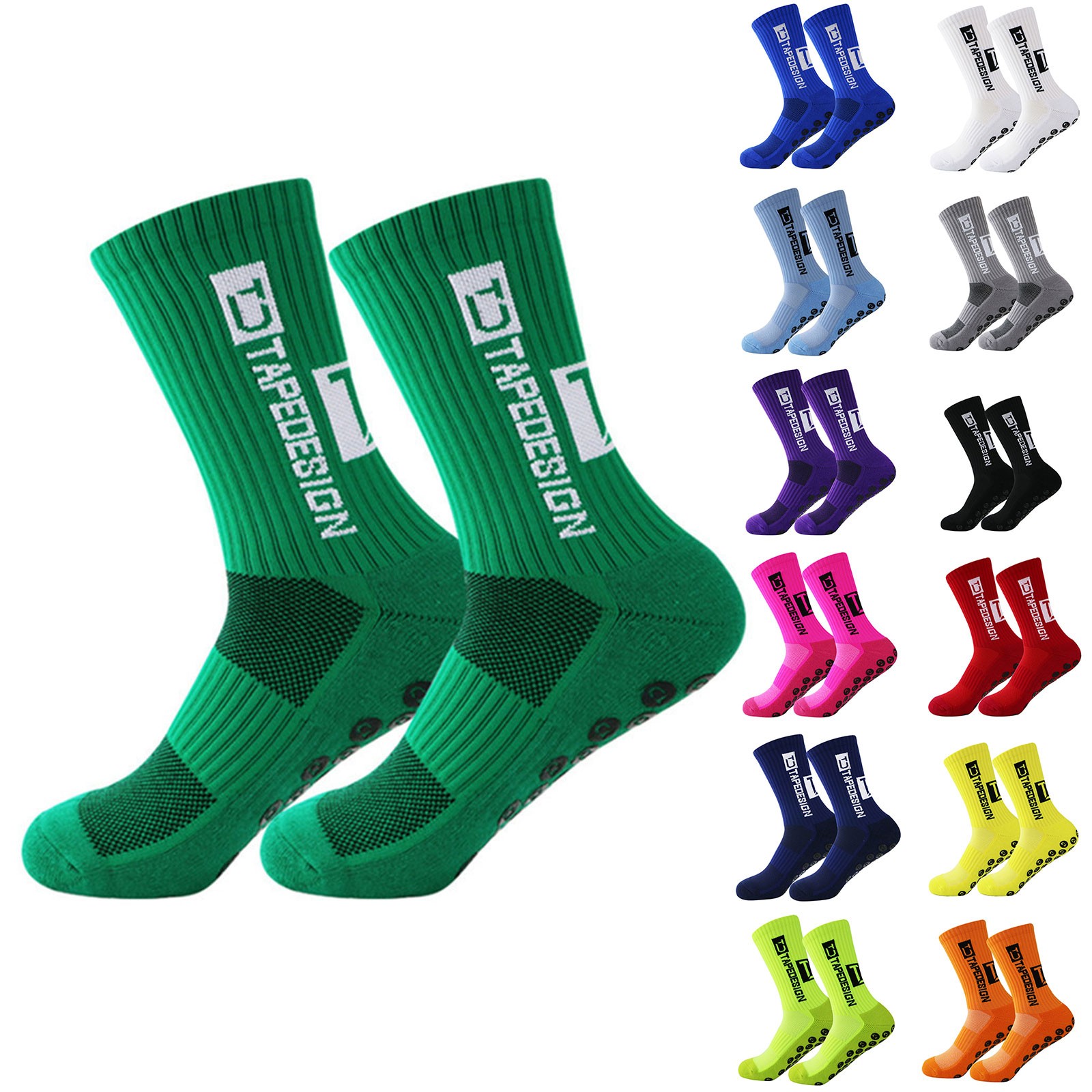 1 pair of professional football socks,Thick Towel Bottom Suppresses Odor Glue To Prevent Sliding Soccer Socks,grip sports socks
