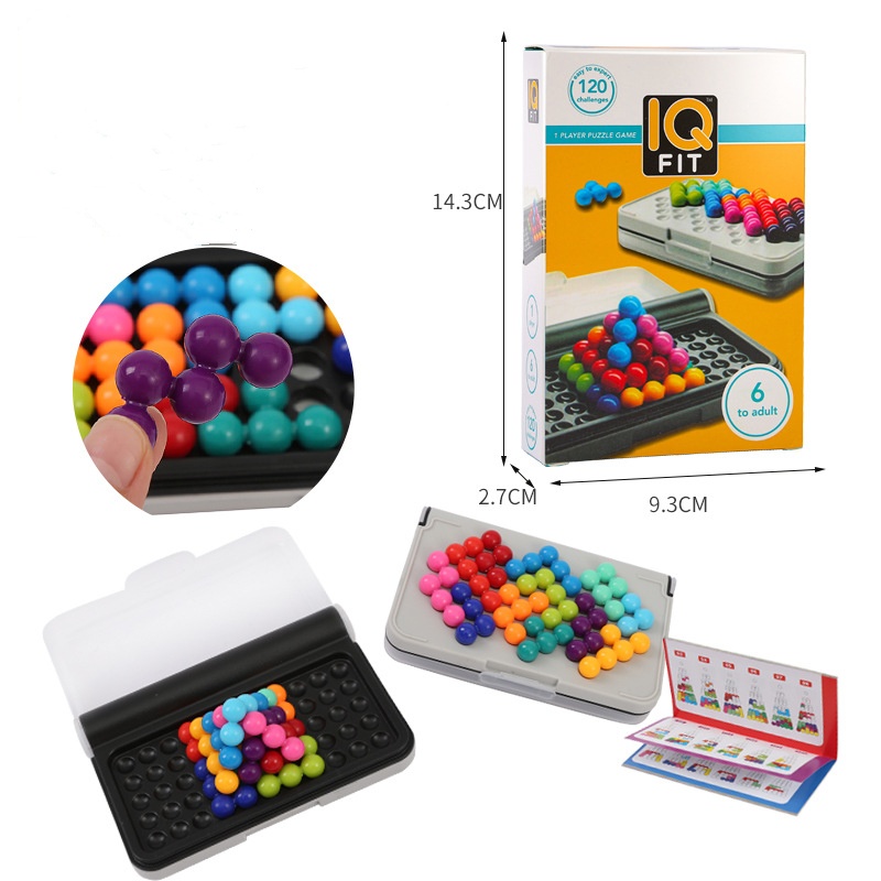 Desktop IQ Smart Magic Bead Battle Desktop Puzzle Game Children's Challenge Toy Brain Burning Thinking DIY Toy Space Board Game