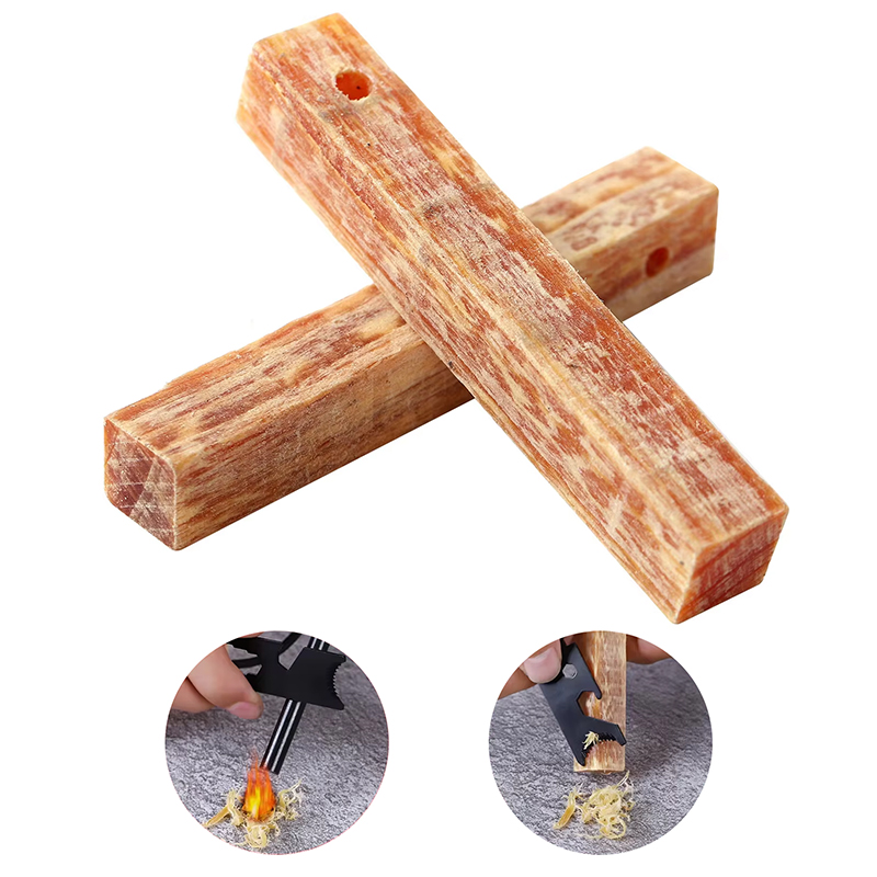 1pc Fatwood Fire Starter Stick Outdoor Fire Making Tools Natural Firestarting Wood Stick for Campfire Fireplace Emergency Tools