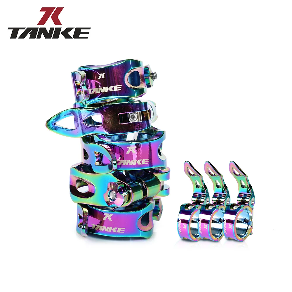 TANKE bicycle seat post clamp aluminum alloy ultra light quick release road fixed gear MTB mountain bike parts 31.8mm 34.9mm