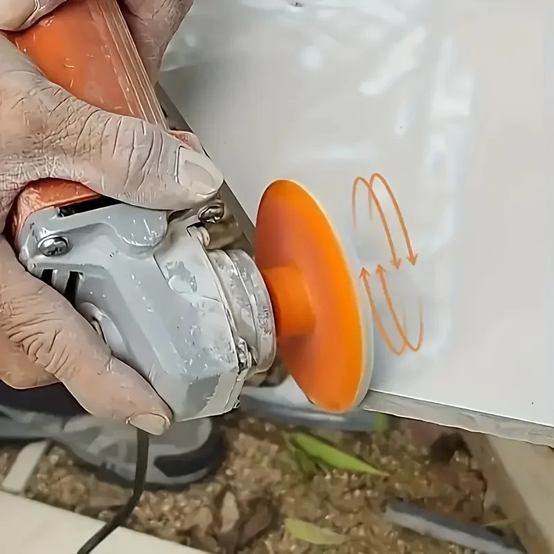 1pcs 80mm Ceramic Tile Trimming Polishing Disc Angle Grinder Dry Polishing Marble Quartz Stone Chamfering Grinding Edge