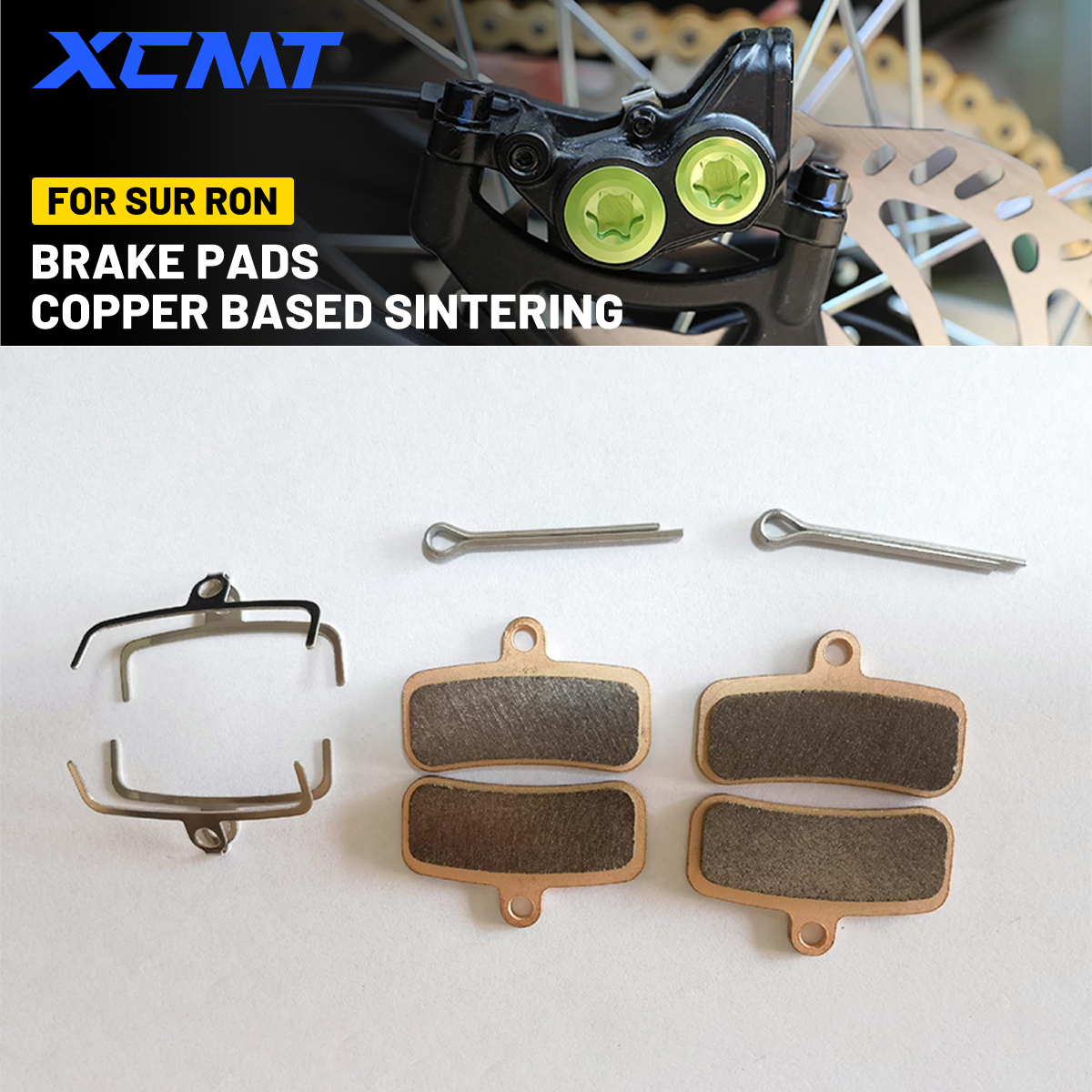 Electric Motocross Front and Rear Silent Brake Pads For Surron Sur Ron Sur-Ron Light Bee Electric Dirt Bike Universal Parts