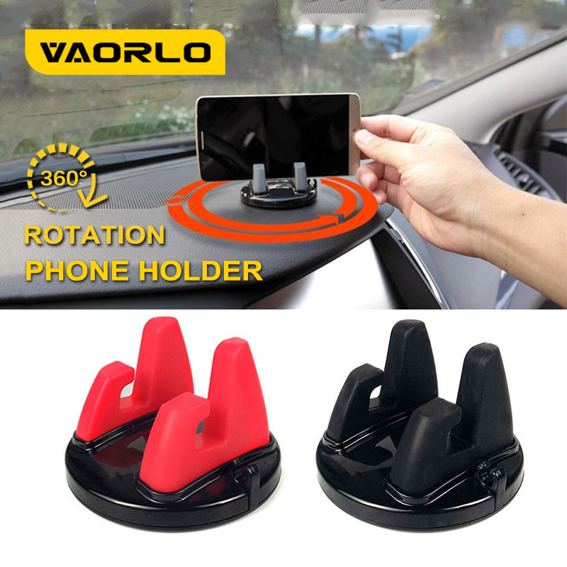 360 Degree Car Phone Holder Soft Silicone Anti Slip Mat Mobile Phone Mount Stands Support Car GPS Dashboard Bracket for Phone