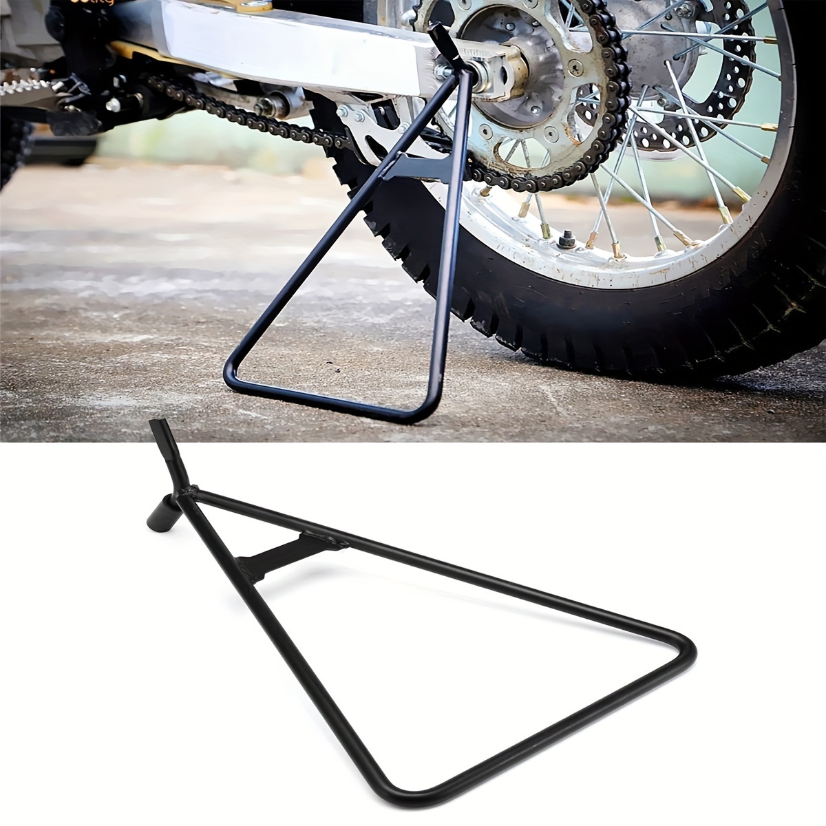 Motorcycle Black Stand Dirt Bike Stand Kickstand Universal For KTM YAMAHA HONDA Kawasaki 80CC-500CC Motocross Bike