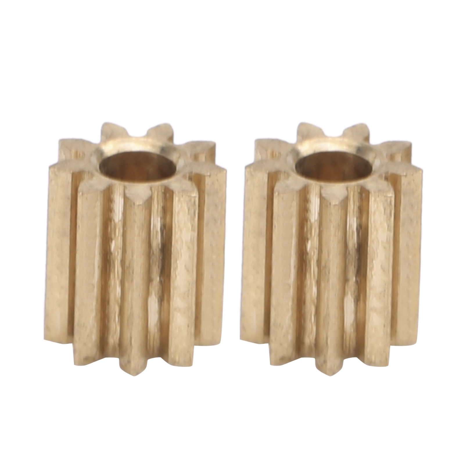 2pcs Motor Pinion Gear Brass Replacement for Duplo Intelli Lok Module 0.5 9 Teeth