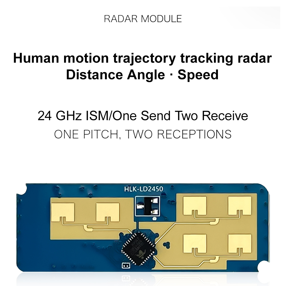 HLK-LD2450 DC5V 24G MM Wave Human Motion Tracking Radar Sensor Module LD2450 Sensing Distance 8M Smart Home