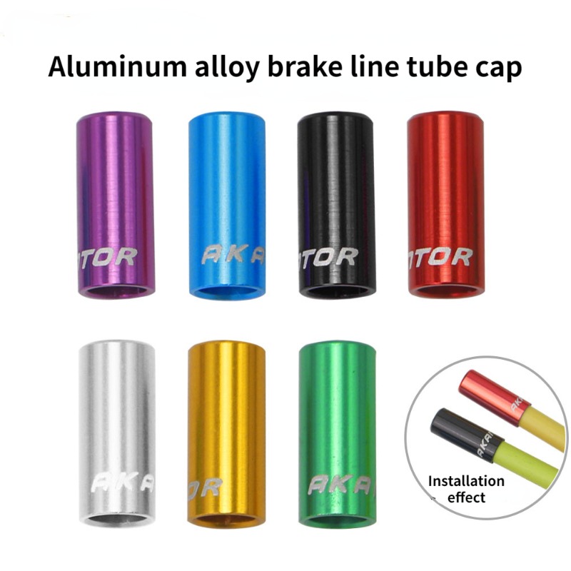 Aluminum Alloy Wire Cap Mountain Bike Brake Wire Cap Folding Road Car Brake Wire Bicycle Accessories Outdoor Sports Cycling