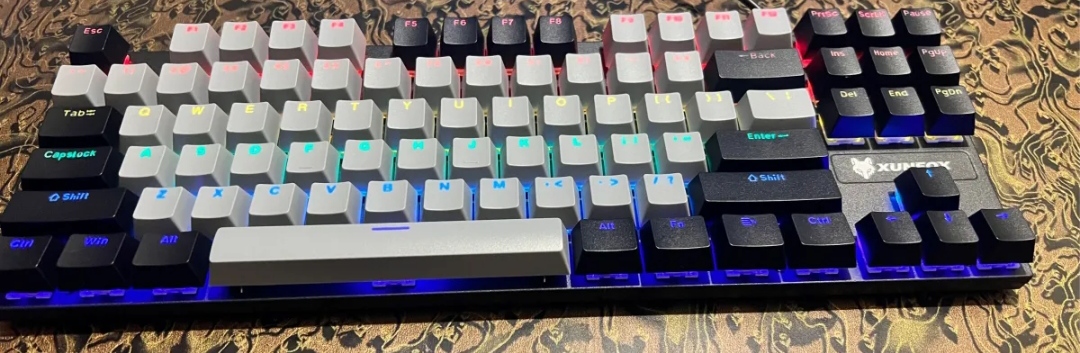 Gigaware Xunfox K80 Mechanical Keyboard Gaming Keyboard RGB LED Light