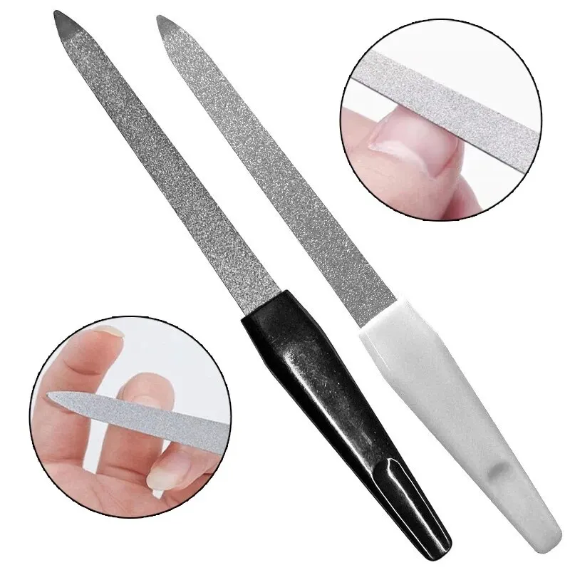 3/10/25PCS DIY Nail Art Professional Nail File Metal Nail File Double Sided High Quality Nail File Manicure Pedicure Beauty Tool