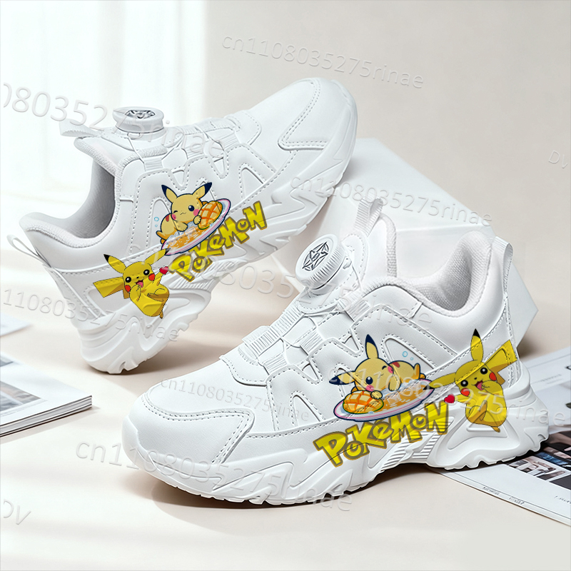Hot Selling Kids Pokemon Cartoon Shoes Boys Girls Non-Slip Platform Selection Youth Breathable Walking Shoes Size 28-39 Kid
