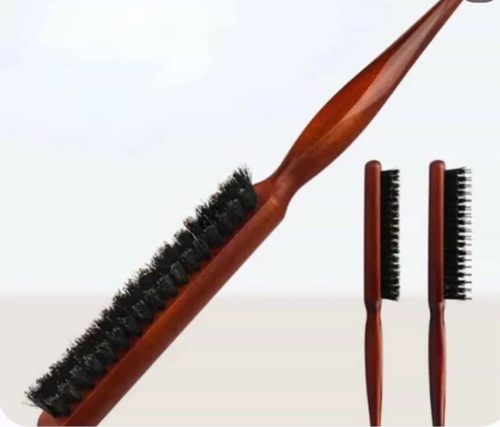 Wooden Back Comb Brush