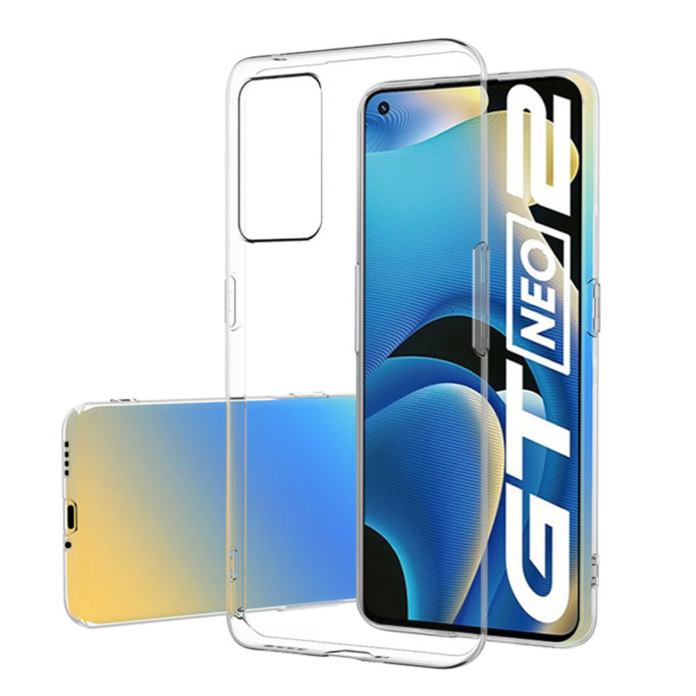 Transparent TPU Cover for GT NEO 2 2T 5 3 Pro 4G 5G Soft Ultra Thin Case for GT Master Edition C55 C35 C33 Carcasa