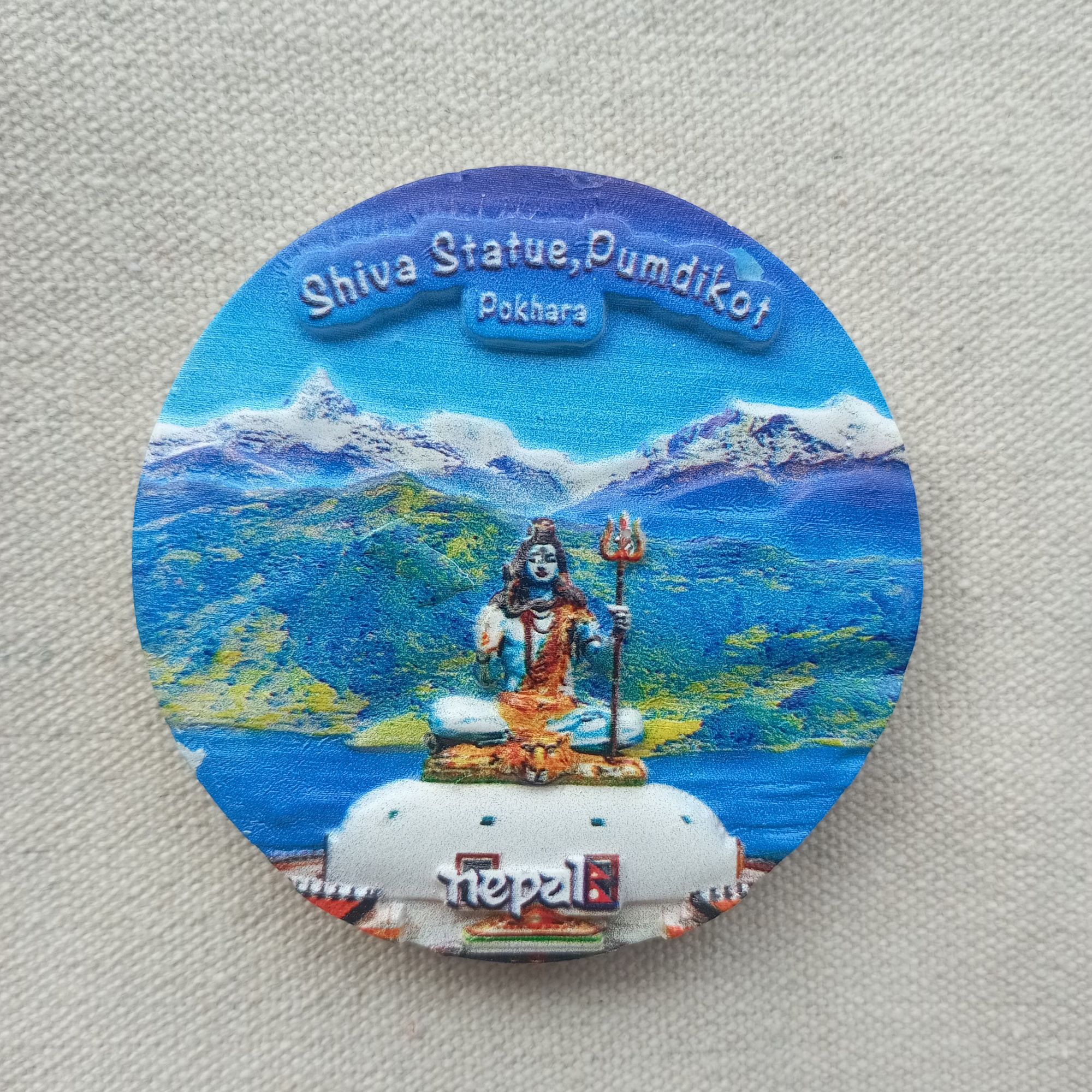 3D Buddha Head Fridge Magnet