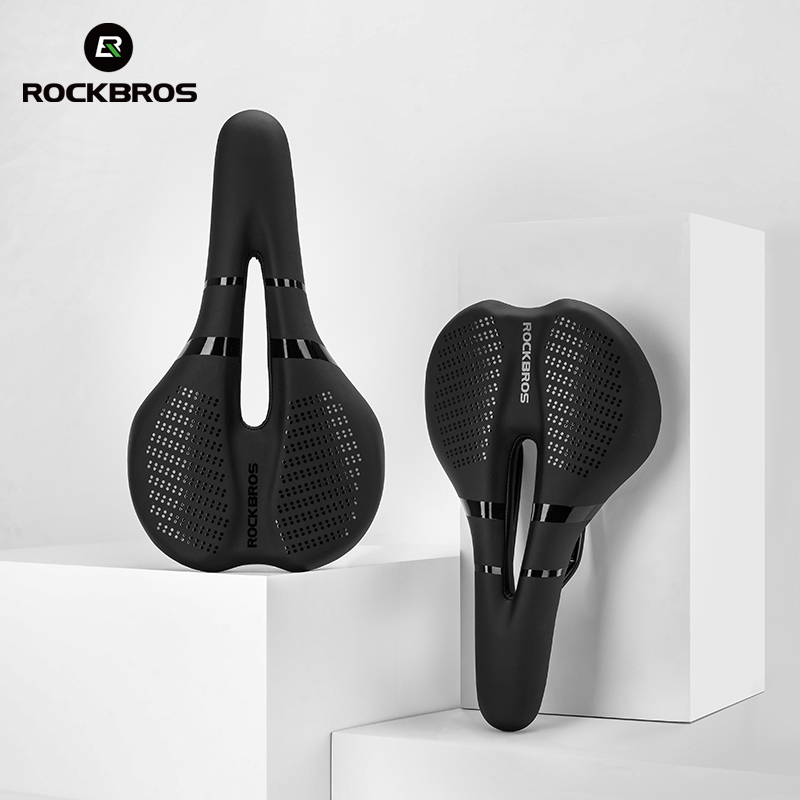 ROCKBROS Bike Saddle Comfortable Bicycle Seat for Men Women Lightweight Durable Ergonomic Cycling Seat