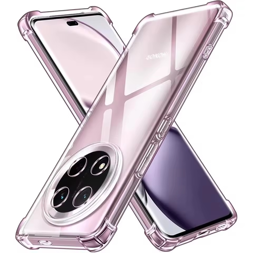 For HONOR X9C X9B X9A Phone Case - X9C Smart Shockproof Clear Soft Silicone Cover for Magic7 6 Lite /Magic5 4 Lite /Magic6 5 Pro