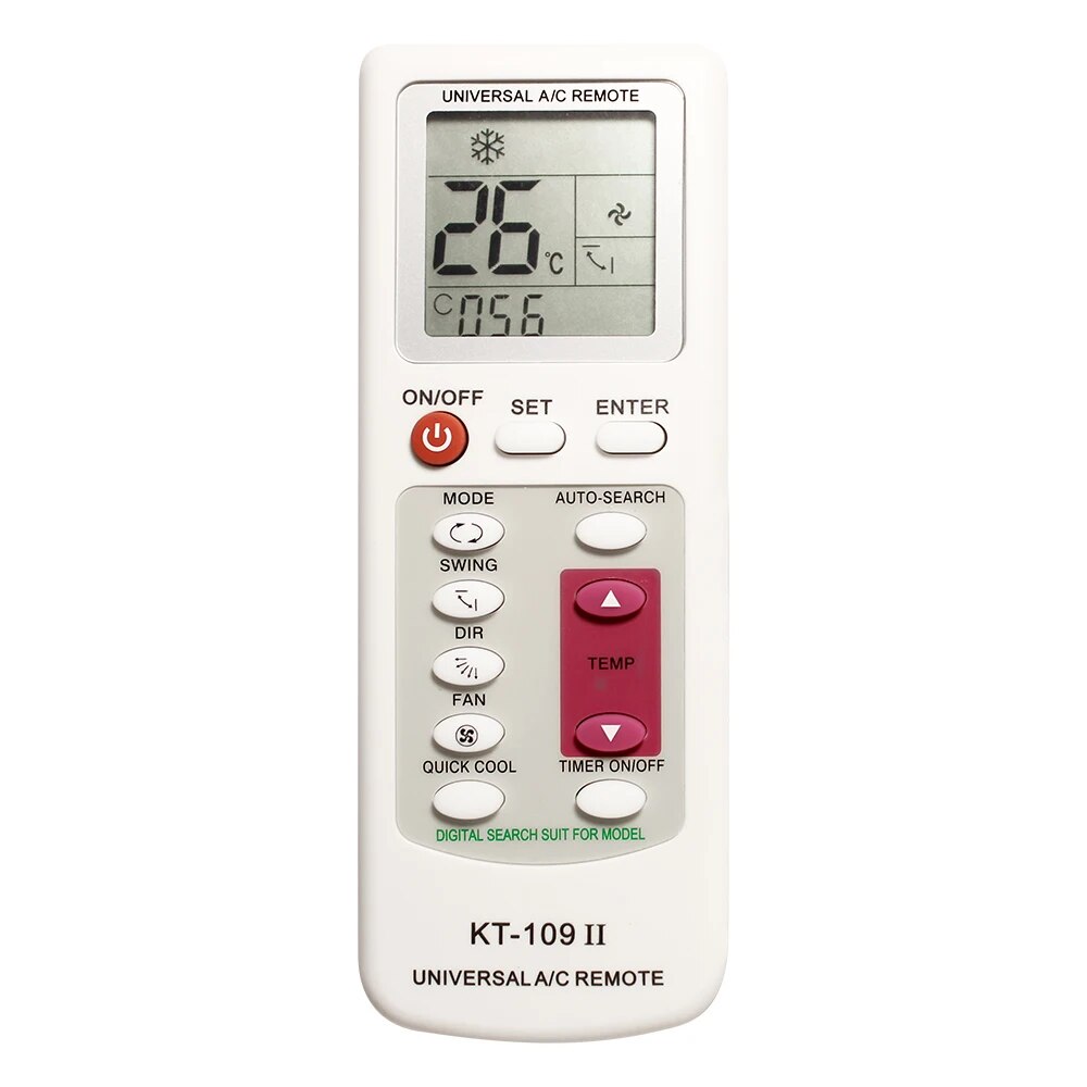 NEW 5000 in 1 Universal Remote Control K 1028E AC Digital LCD For Air Conditioner