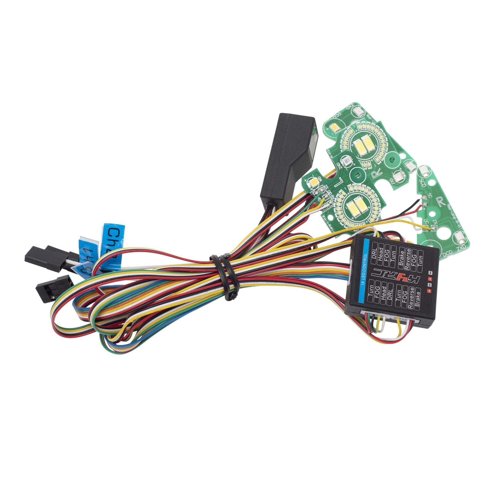 LED Light Kit for Traxxas TRX4 Defender 1/10 RC Crawler - Front/Rear Lamps, Turn Signals & Brake Lights | Waterproof Durabl