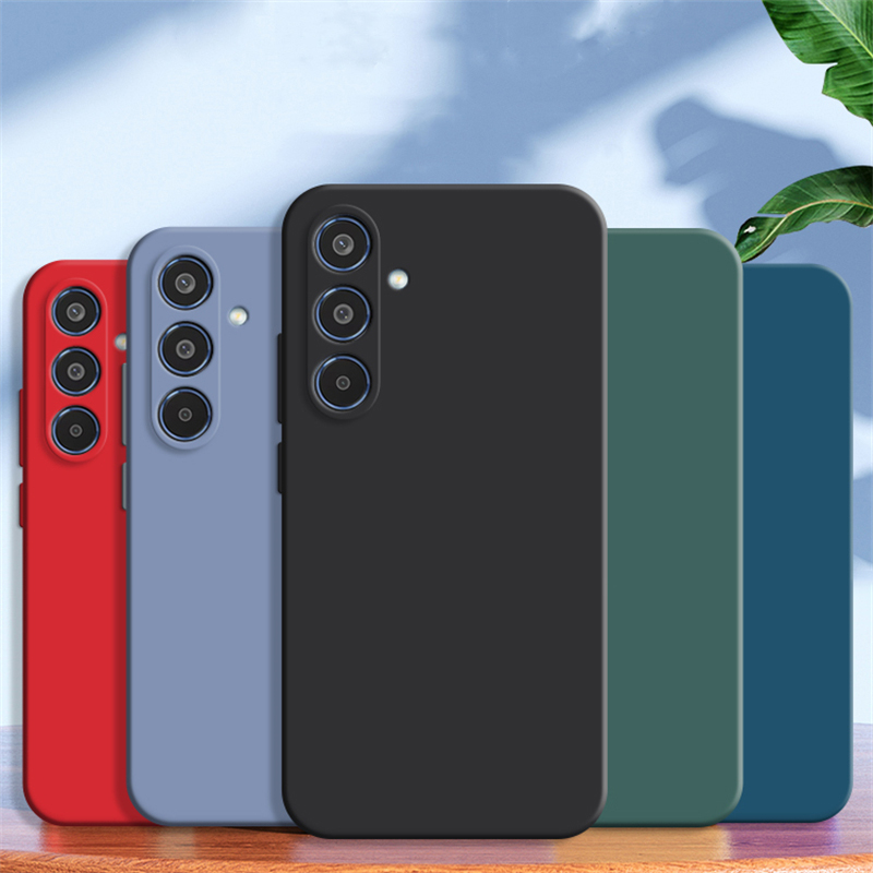 For S25 FE Case Cover S25 Fe Cover Shockproof Matte Silicone Cover S25FE